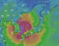 台風10号ハイシェン