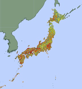 アメダス　2021.8.1全国