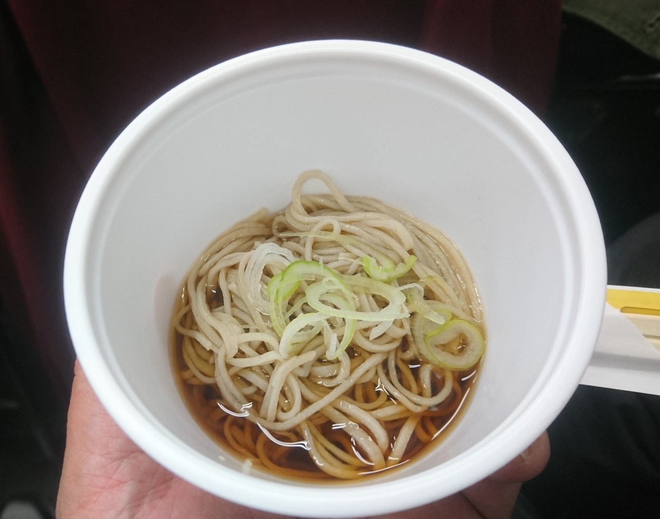 スタジオでの蕎麦