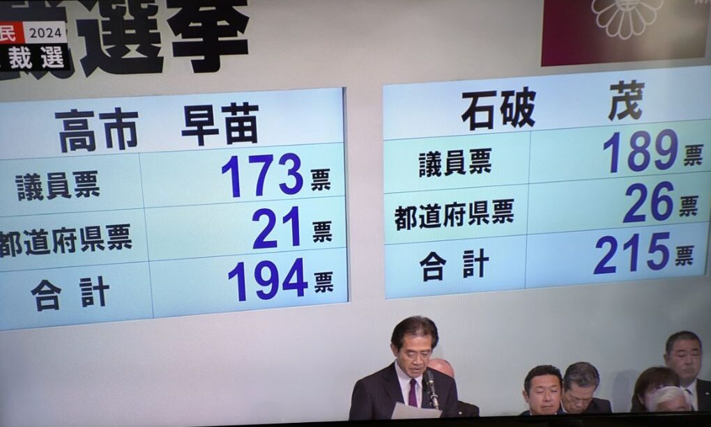 2024自民党総裁選