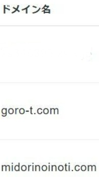 ブログ、ドメインのトラブル2