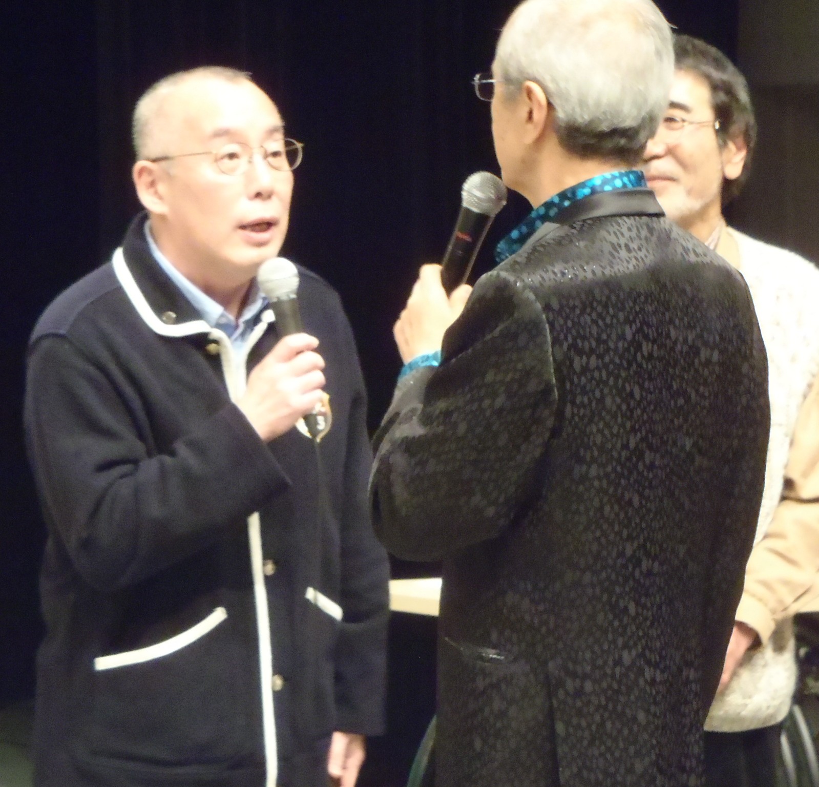 日高晤郎さんと、牧やすまささん