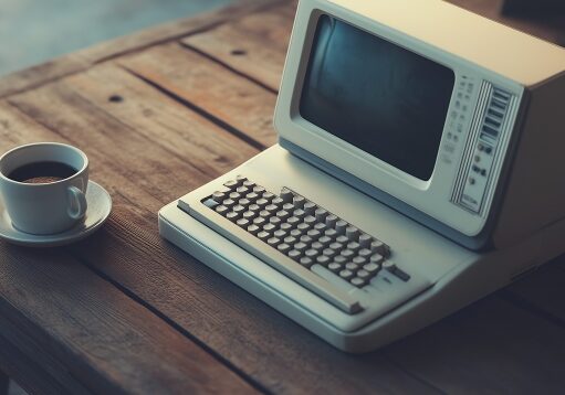 昭和の　パソコン
