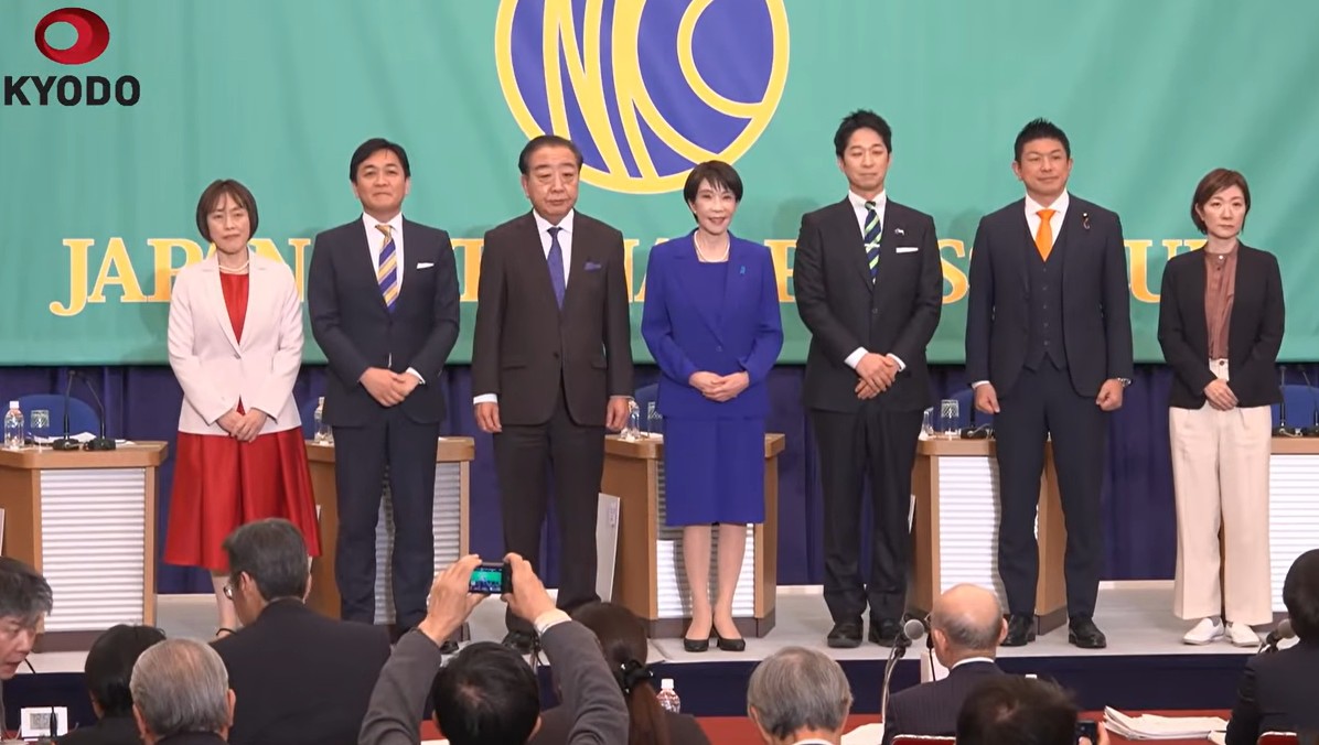 日本記者クラブ 党首討論会