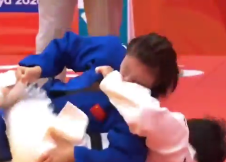 名古屋アジア大会女子柔道70キロ級準々決勝